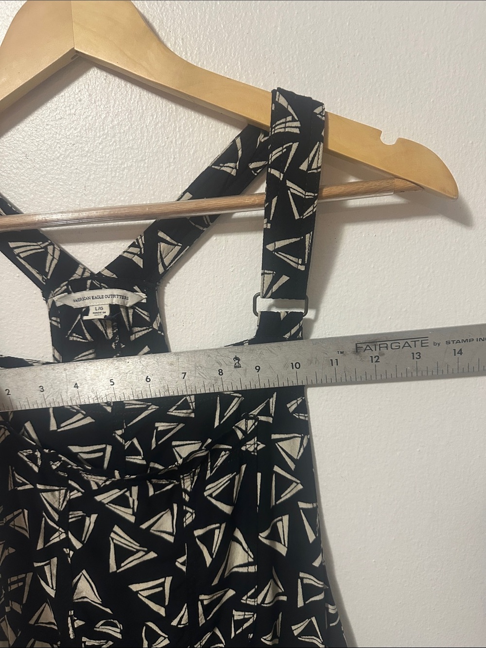 American Eagle Geometric Triangle Jumper Mini Dress - Picture 3 of 6